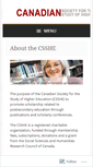 Mobile Screenshot of csshe-scees.ca